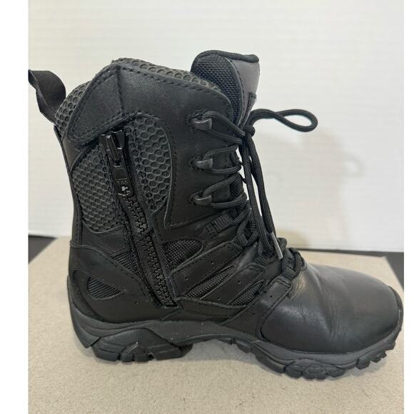 Merrell Moab 2 8" Response Waterpoof Black 6.5M Tactical Work Boots J45366 Goth - Picture 7 of 12